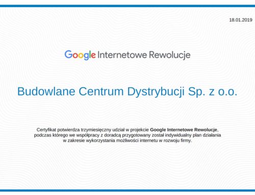 Google Internetowe Rewolucje w BCD
