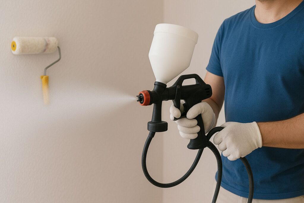 Malowanie natryskowe — czym różni się od tradycyjnego wałka?