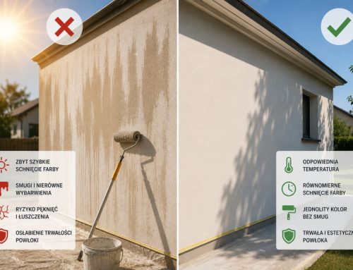 Malowanie elewacji w pełnym słońcu – jakie są konsekwencje?
