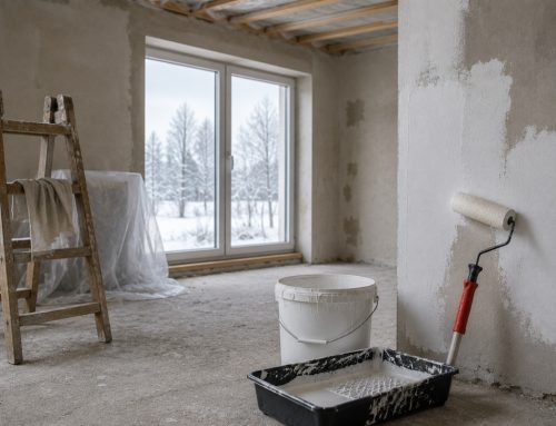 Malowanie ścian zimą w nieogrzewanym domu – co może pójść nie tak?