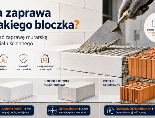 Zaprawa murarska – jak dobrać właściwą do rodzaju bloczka?