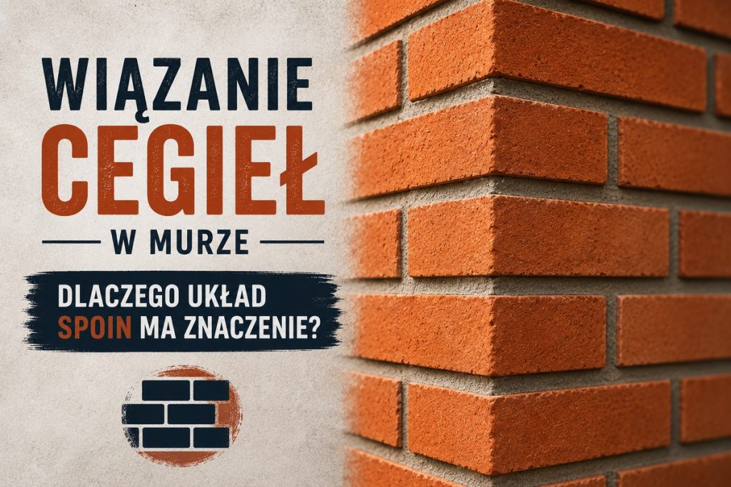 Wiązanie cegieł w murze - dlaczego układ spoin ma znaczenie?